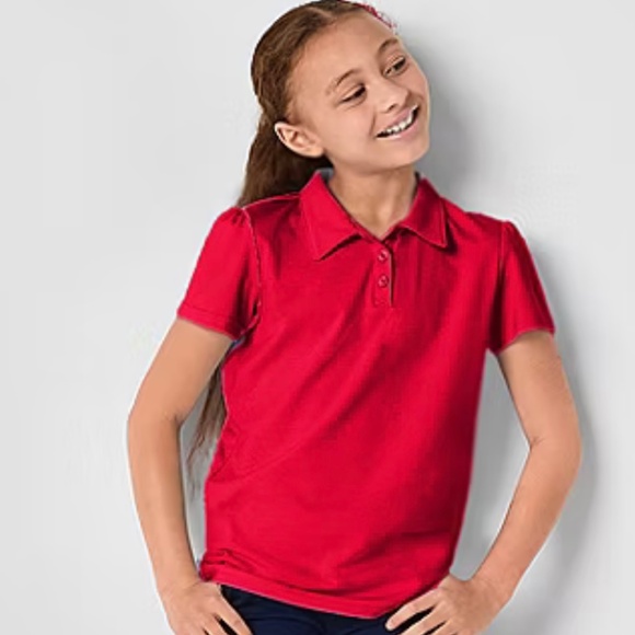 thereabouts Other - Thereabouts Big Kid Girls Short Sleeve Regular Fit Polo Shirt